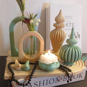 ست دکوری جلومبلی کرم سبز