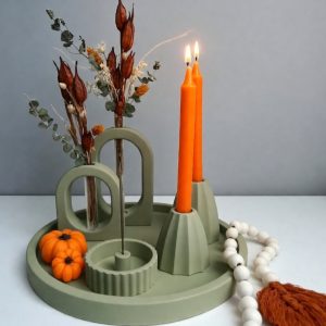 دکوری جلومبلی زیبا/دکوری ترند/دکوری سنگی رومیزی